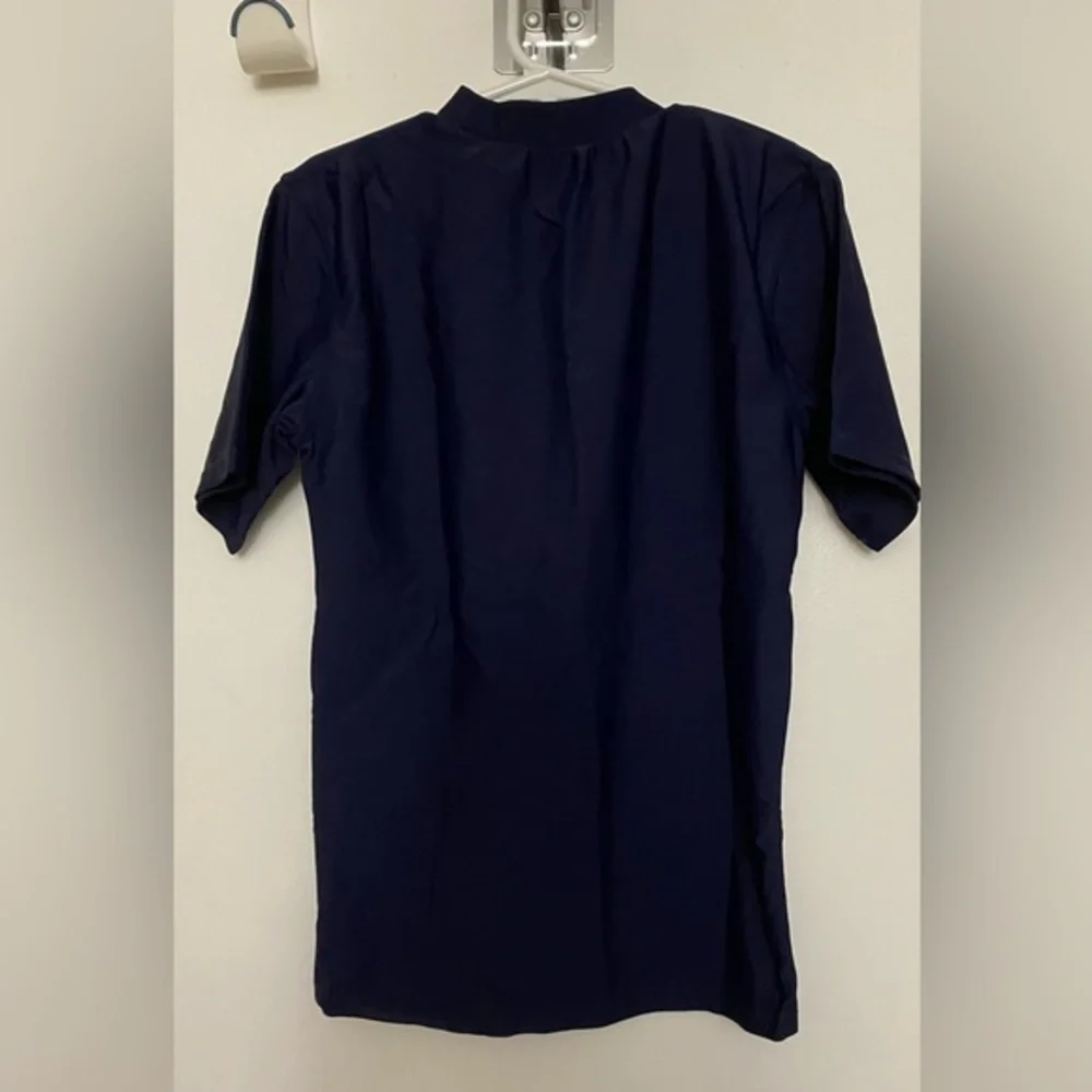 Sunspecs Navy Surf Rashguard Swim Shirt Boys 8-9Y